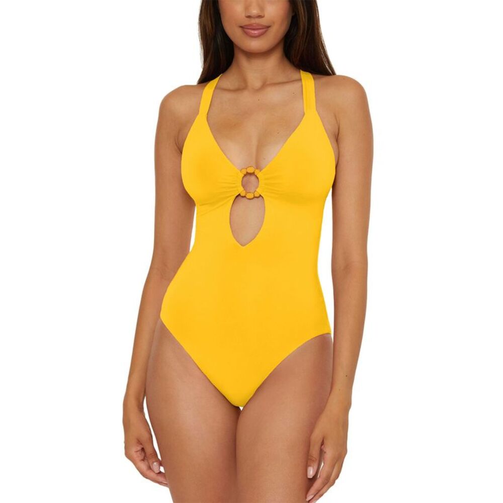 Becca Womens Marble Canyon One-Piece Swimsuit Small Sunglow - NWT $128